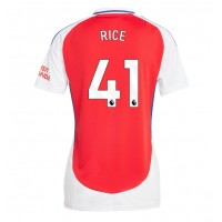 Arsenal Declan Rice #41 Replica Home Shirt Ladies 2024-25 Short Sleeve